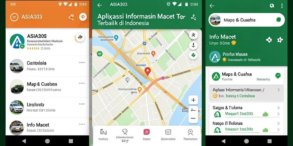 Tampilan antarmuka aplikasi ASIA303 yang informatif dan sederhana.