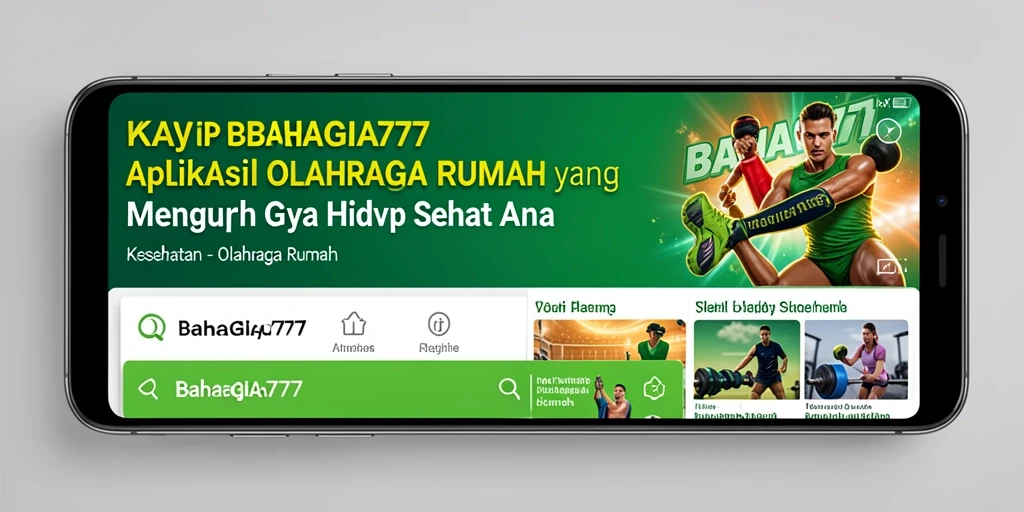 Tampilan antarmuka aplikasi BAHAGIA777 yang intuitif dan mudah digunakan.