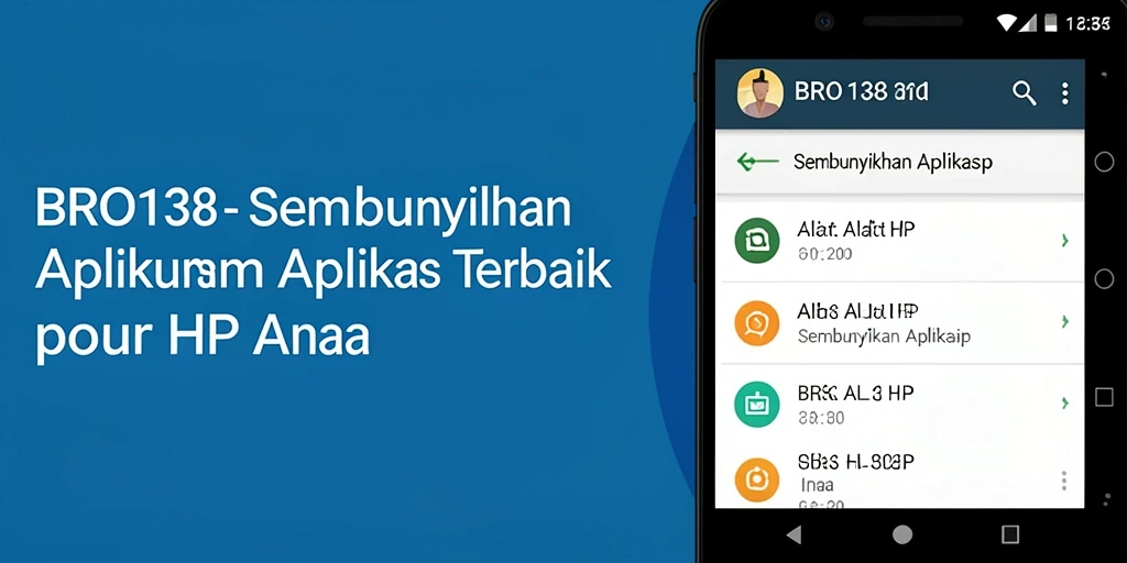 Antarmuka BRO138 yang sederhana dan fungsional untuk menyembunyikan aplikasi.