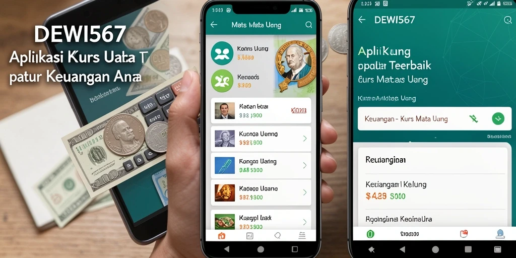 Tampilan antarmuka DEWI567 yang intuitif dan informatif.