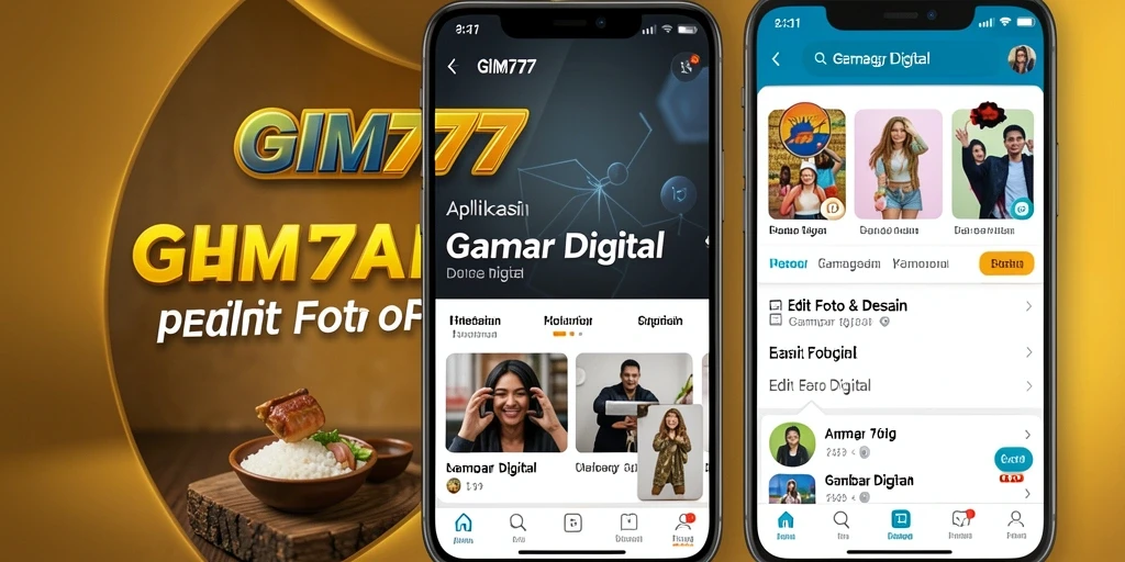 Antarmuka GIM777 yang sederhana dan fitur pengeditan intuitif.