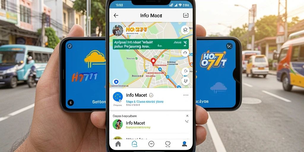 Antarmuka HO777 menunjukkan kondisi lalu lintas secara real-time.
