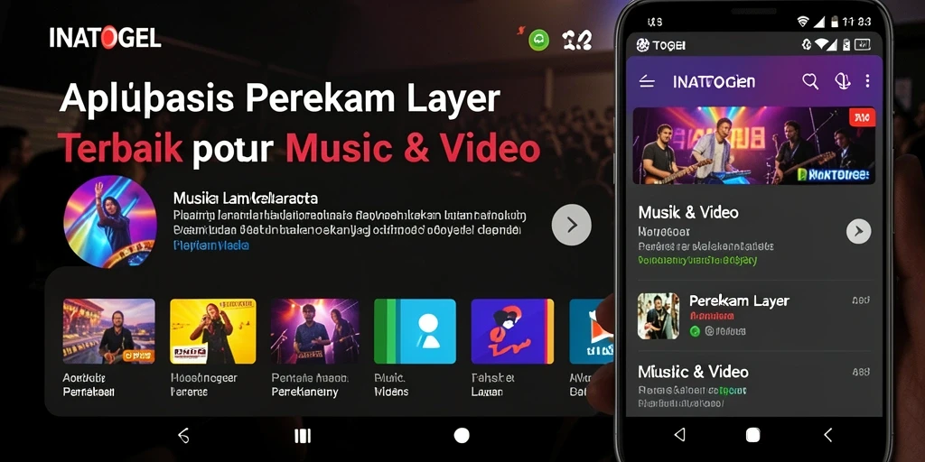 Antarmuka INATOGEL menampilkan fungsi Perekam Layar dengan jelas dan intuitif.