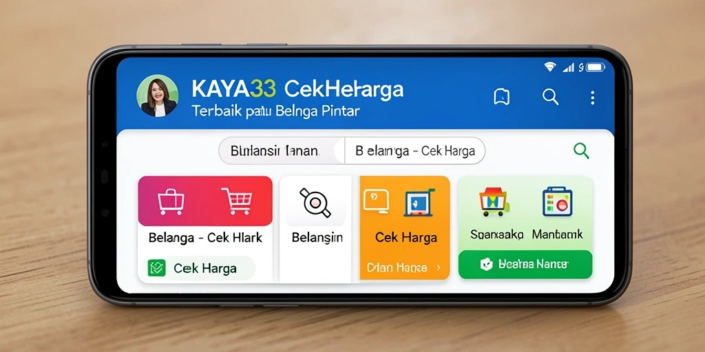 Tampilan antarmuka KAYA33 yang sederhana dan fungsional untuk Cek Harga.